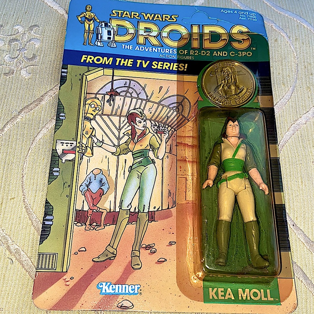 Vintage 1985 “kea Moll” Star Wars Droids Cartoon Series.  Original.